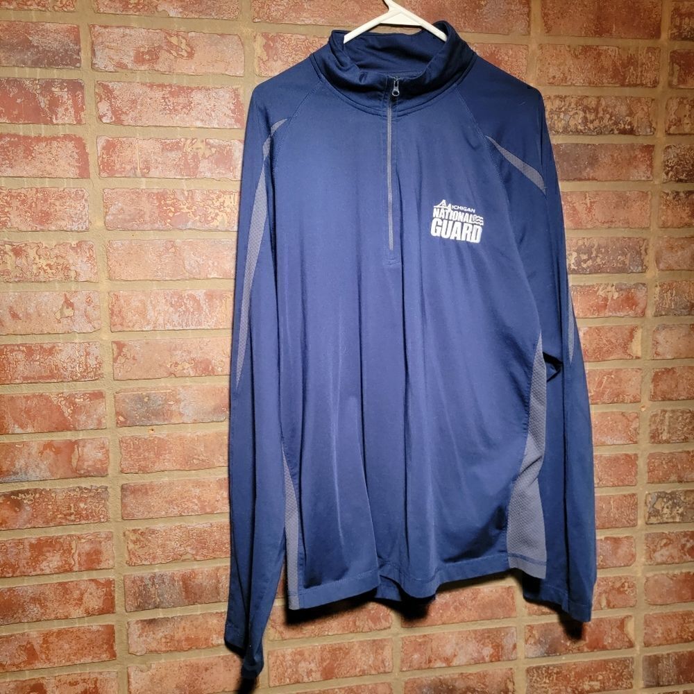 Michigan National Guard quarter zip shirt size XL